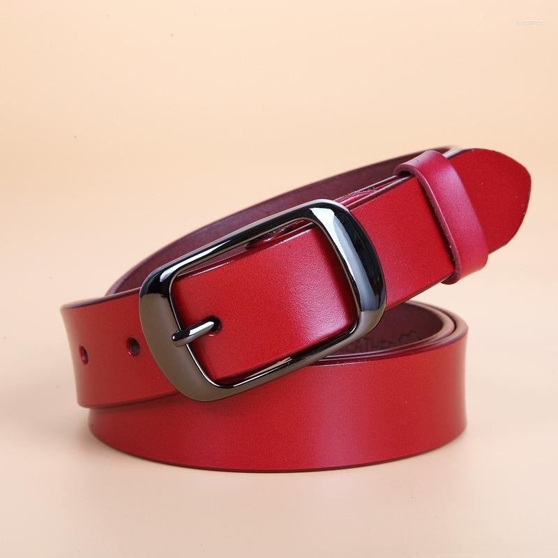 

Belts 2022 Designer Women's Belt Vintage PIN Buckle Waist For Women Jeans 2.8cm Skinny Cowhide Strap High Quality, White