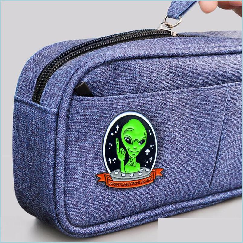 

Pins Brooches Brooches Alien Astronaut Ufo Enamel Personalized Greeting Pin From Aliens Spaceship Badge For Bag Brooch Jewe Dhgarden Dh7Cr
