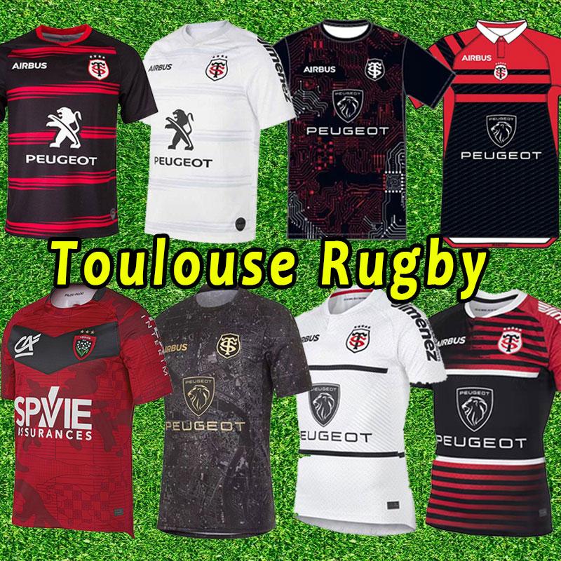 

New style 2023 toulouse RUGBY JERSEYS home away t-shirt Toulouse rugby shirt Custom, As shown