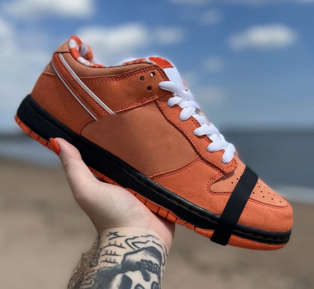 

2022 New Authentic Shoes Concepts x SB Dunks Low Orange Lobster FD8776-800 Mens Womens Basketball Trainers Sports Sneaker Frost Electro White With Original Box