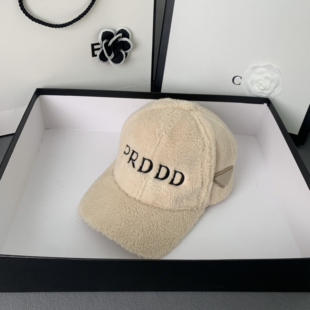 

Ball Caps Autumn And Winter Couple Designer Hair Warm Letter Embroidery Casquette, Black