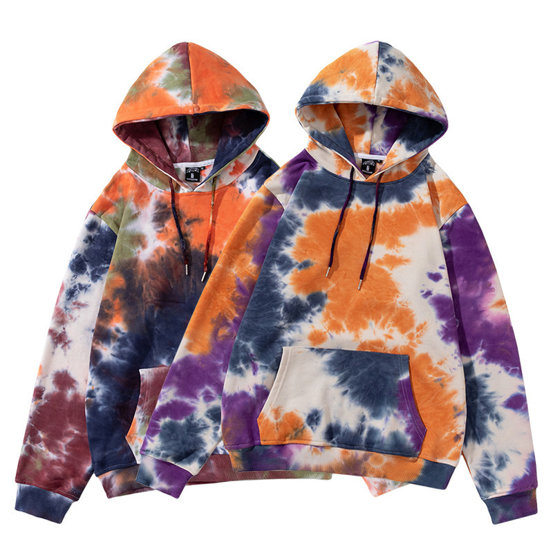 

Men's Jackets BELIEF Autumn Winter Tie Dye Hoodie Fashion Men Drawcord Coat Tops Unisex Hip Hop High Street Essential Hoodies y2k top 221128, 3515-002