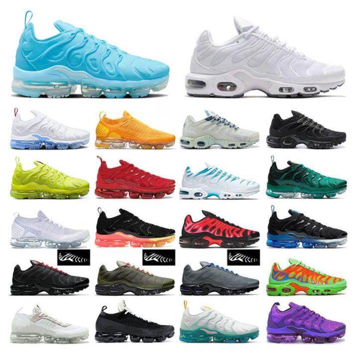 

TN Plus Running Shoes Cool Grey Men Women White University Blue Triple Red Creamsicle Rough Green Lemon Lime Be True sneakers 36-47, 20