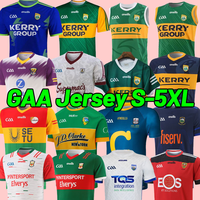 

2022 Kerry Galway Dublin GAA rugby jerseys Soccer jersey 21 22 Tyrone TIPPERARY Cork home away shirt Mayo Meath Wexford Mayo Longford New, As shown