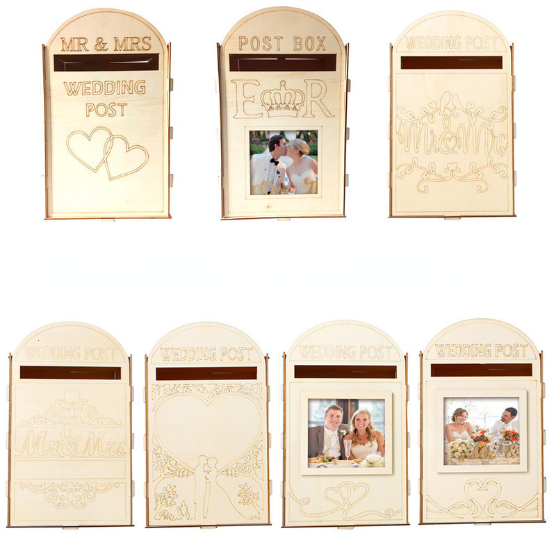 

Other Event Party Supplies DIY Wooden Wedding Mailbox Royal Mail Style Ornaments Post Box Card Boxes Decorations 221128