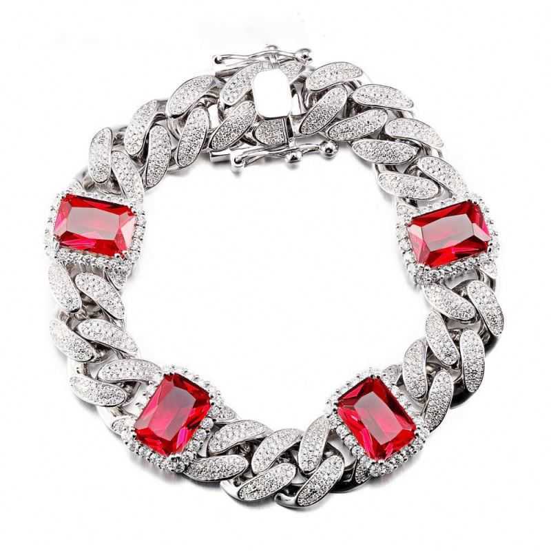 

Charm Pendant Necklaces Sier Chain Mens s Stainls Steel Hollow Cuban Link Bracelet