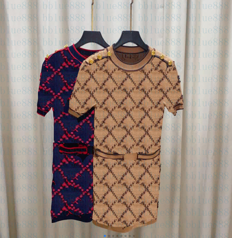 

Women' Runway Dresses knitting dress Shoulder button decoration age reducing dress 1123, Customize