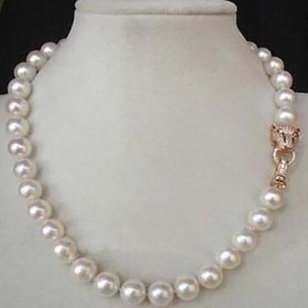 

Wonderful Jewellery 18" 10MM WHITE SOUTH SEA SHELL PEARL NECKLACE