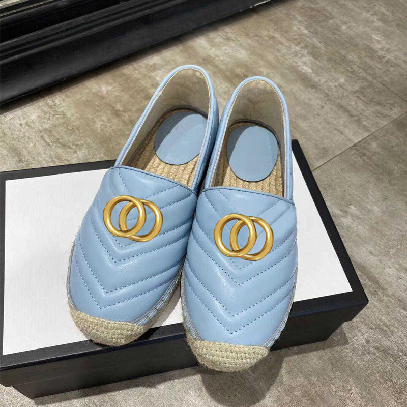 

New 2023 Dress Shoes espadrilles designer women Genuine leather Loafer fashion brand Flats luxury Casual Laid Back Classic womens shoes, 36