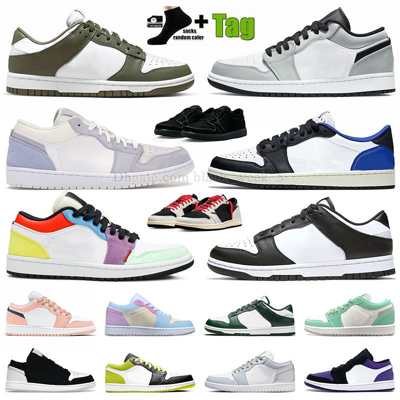 

1 1s low basketball shoes light smoke grey elephant fragment x ts reverse moch sail black phantoms multicolor paris fashion sneaker lows panda unc olive trainer, A11 36-48 spartan green