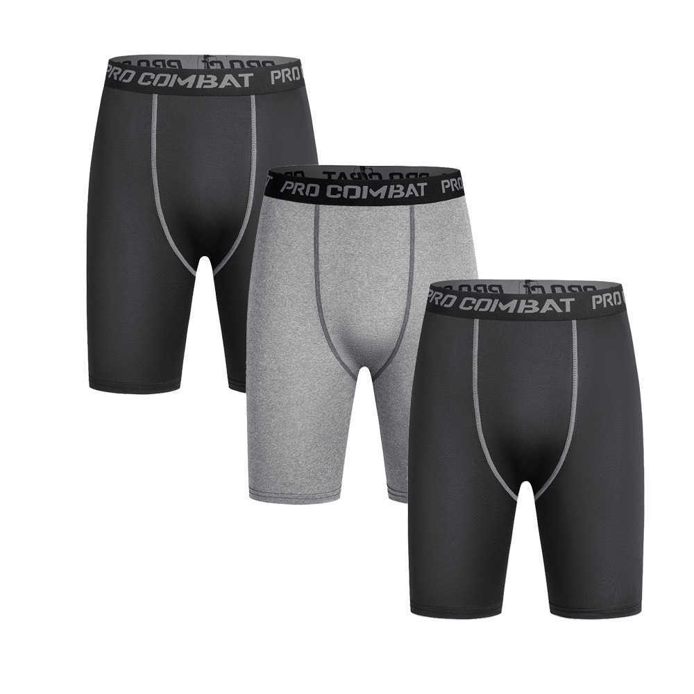 

Men's Cotton Underwear 3 Unids/set Boxer Sexy Swimsuit Cueca, Jsk 3 black