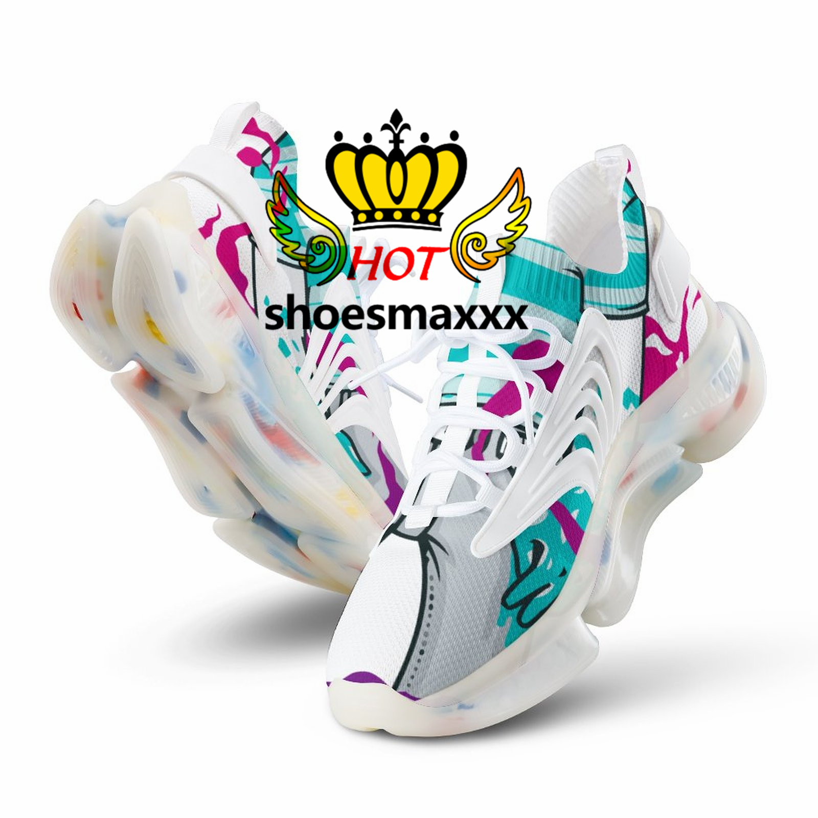 

Outdoor Running Shoes Men Women Fashion custom light breathable womens mens trainer sneakers sports ST29