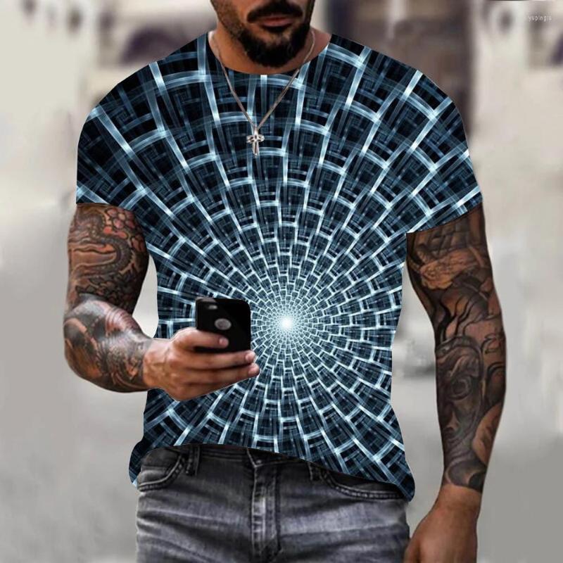 

Men's T Shirts Swirl Short Sleeve T-shirt Summer Men's Casual Top 3DT Shirt Fashion O-Neck Large Size Streetwear, Tx3