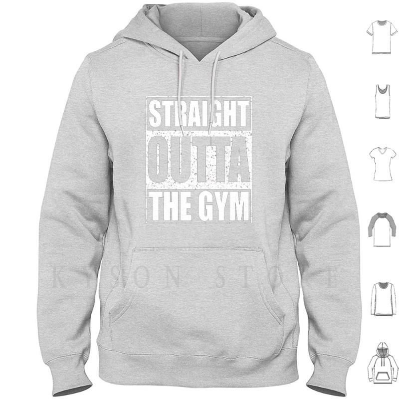 

Men' Hoodies & Sweatshirts Straight Outta The Gym Long Sleeve Train Training Lift, M-3-4baseball-black