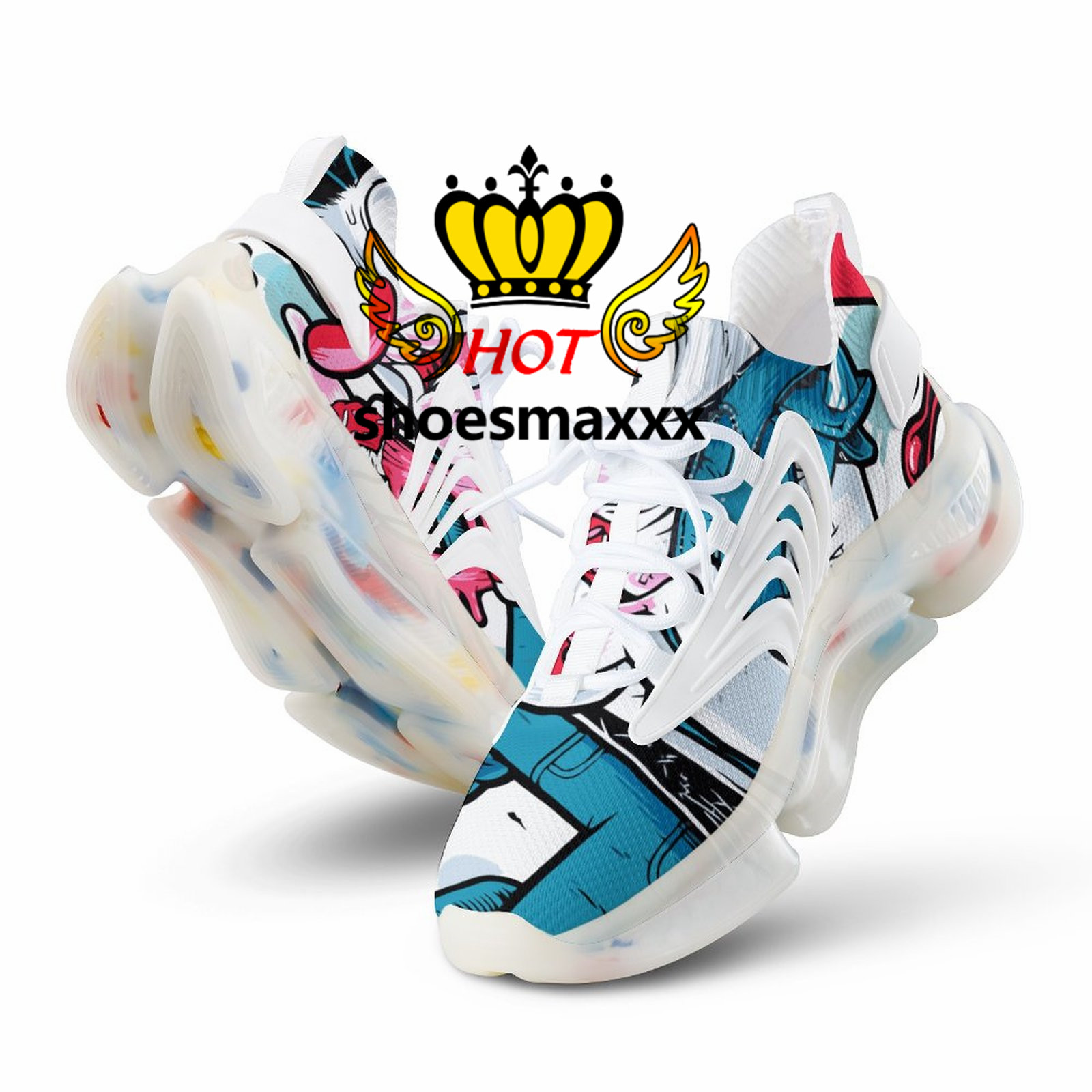 

Outdoor Running Shoes Men Women Fashion custom light breathable womens mens trainer sneakers sports ST35