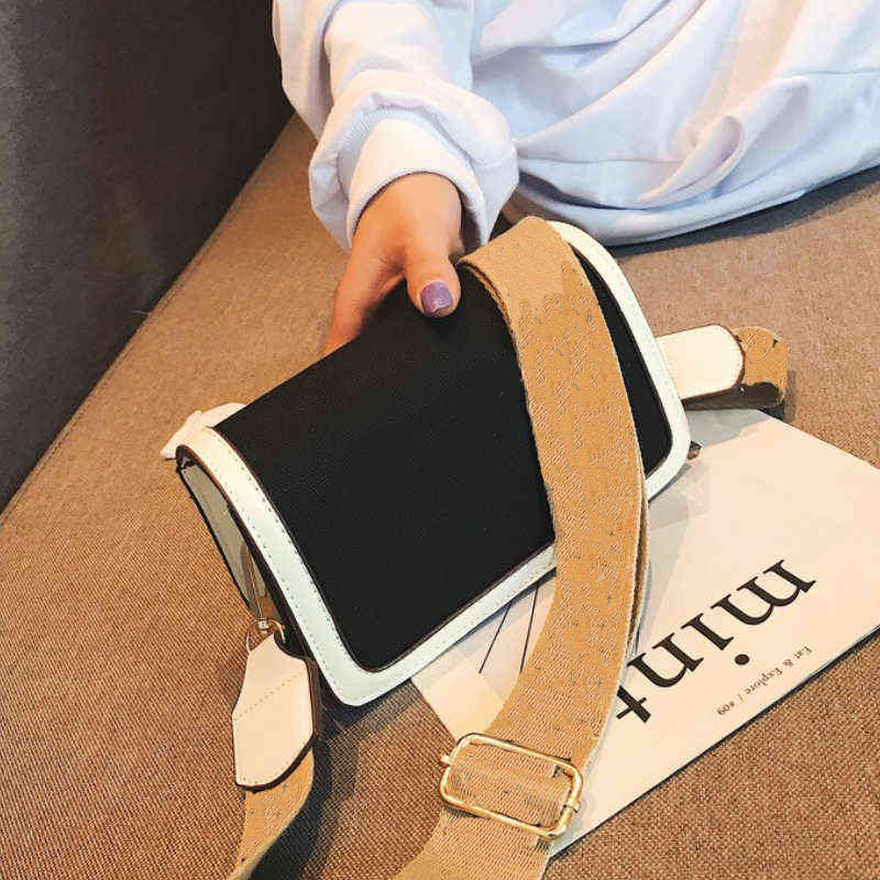 

2022 Designer Handbags Simple Square Bag Women's Letter Messenger Shoulder Bags Y220301, Give small random gifts