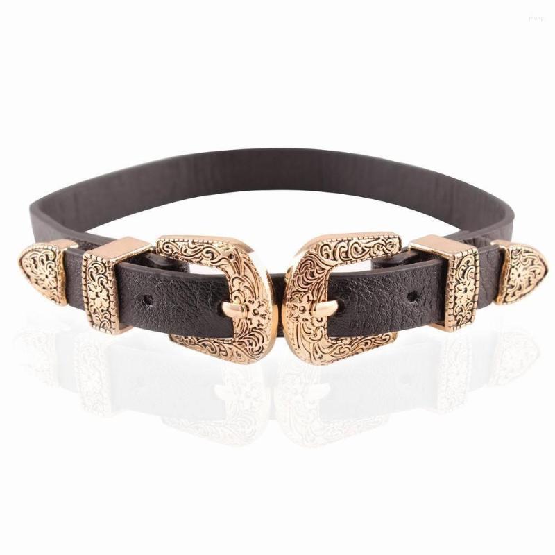 

Choker Design Gift Black Pu Leather Chain Necklace Vintage Metal Buckle Charm Collar For Women Jewelry Wholesale