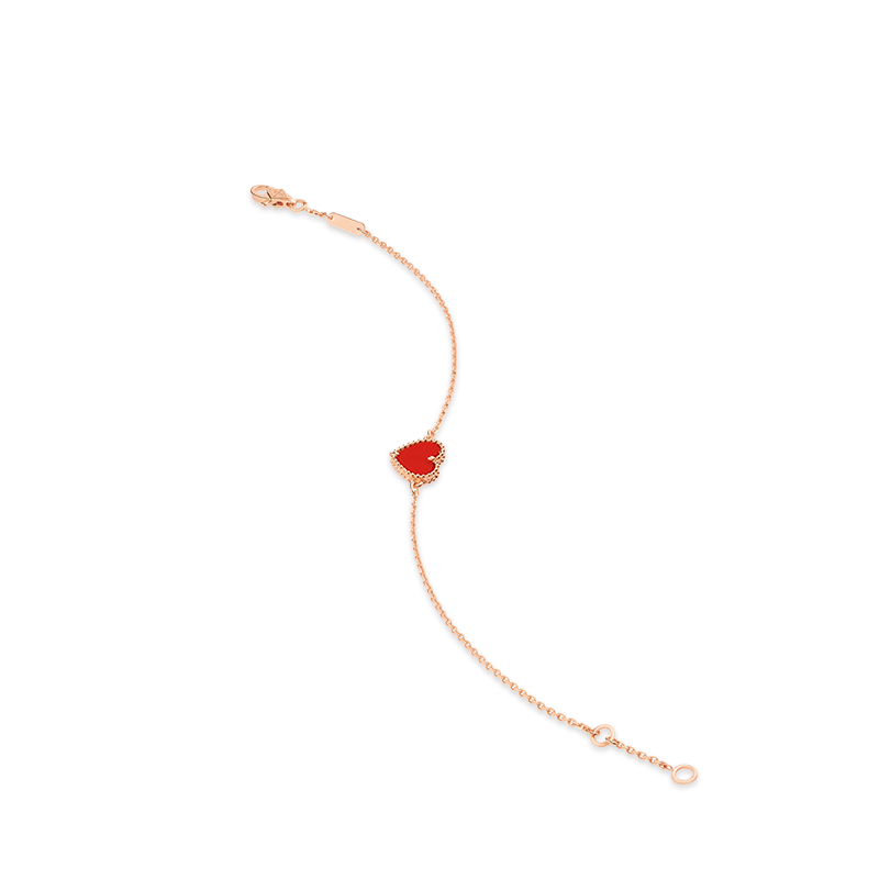 

Designer lucky clover heart bracelet brand letter-V cleef tennis chain charm bracelets mens jewelry for women party Christmas Presents gift Rose gold