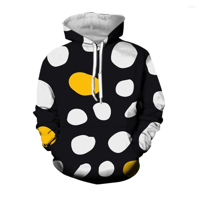 

Men' Hoodies Jumeast 3d Hip Hop Hoodie Polka Dot Graphic Oversized Stylish Cool Streetwear Baggy Hooded Sweatshirts Clothes For Men
