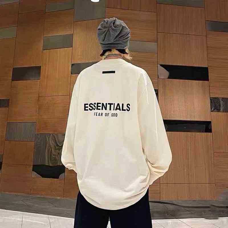 

Sweatshirt High Hoodies Cotton Comfortable Designer of Goddess Double Thread Luxury Men' Street Loose Long Sleeve ZF5T, Black