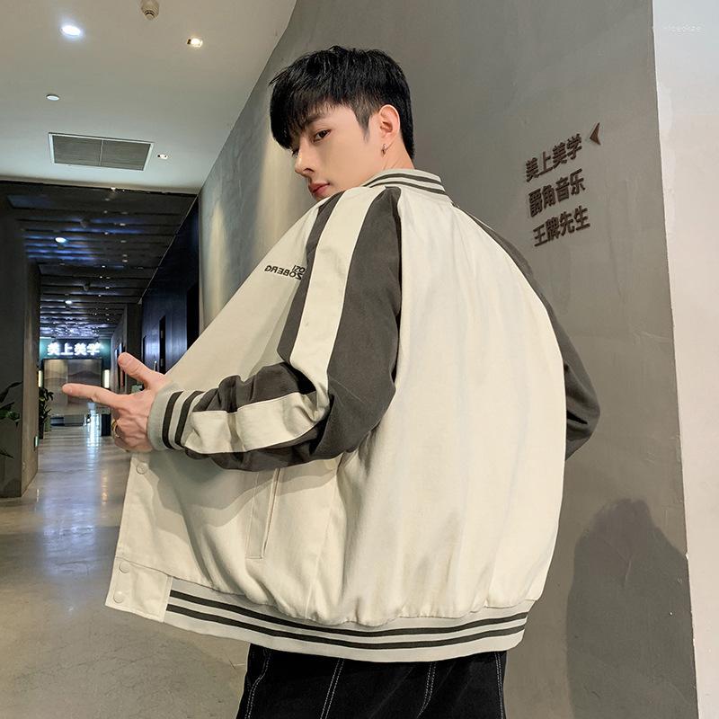 

Men's Tracksuits Baseball Jacket Men's Spring And Autumn Trend Sports Plus Size Cotton Loose Casual Top, Black