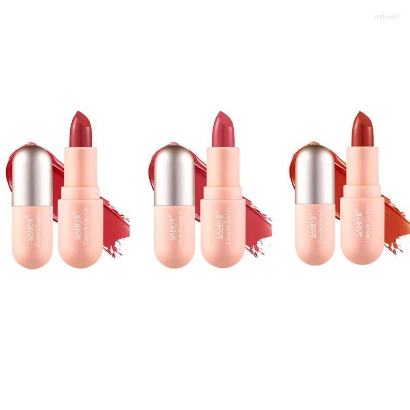 

Lip Gloss Lipstick Waterproof Mini Matte Solid Moisturizing Shaped Portable For Long