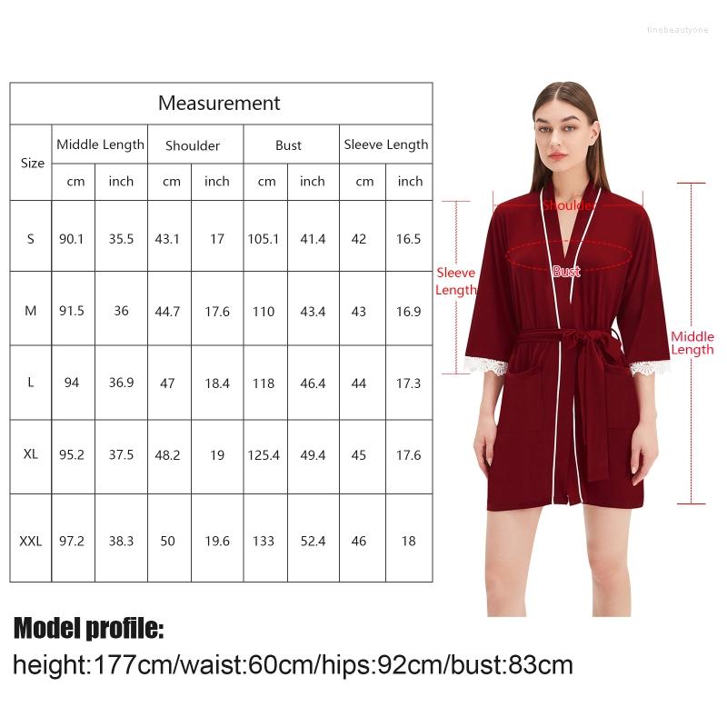 

Women's Sleepwear Womens Long Bathrobe Lightweight Kimono Robe With Belt Pockets Plain Solid Color Ladies Nightgown Loungewear, Blue