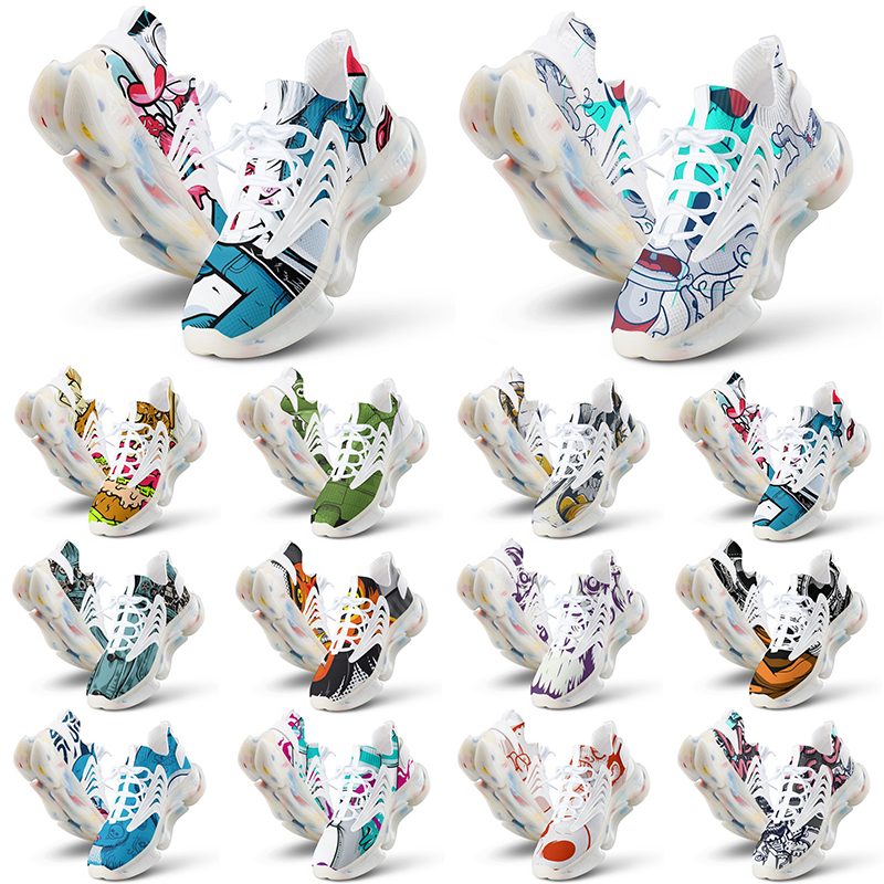 

customs shoes men womens runnings shoe DIYs triple black white blue red orange men customized outdoors sports sneaker trainer fashion walking, Item #3