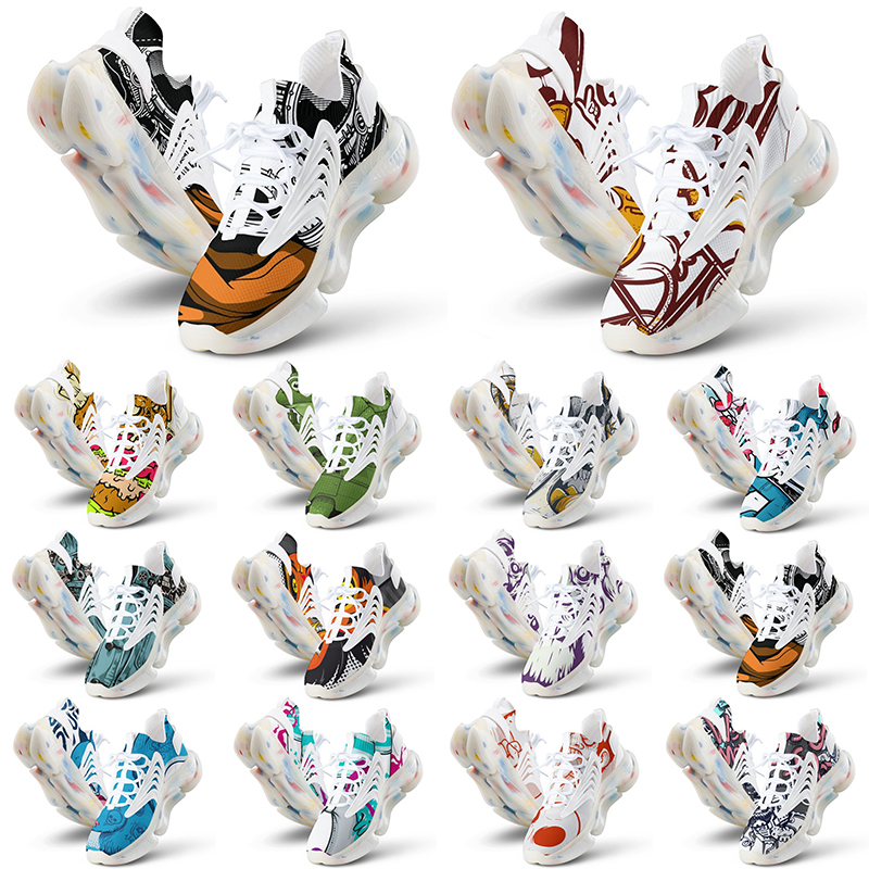 

customs shoes men womens runnings shoe DIYs triple black white blue red orange men customized outdoor sports sneaker trainer fashion walkings, Item #3