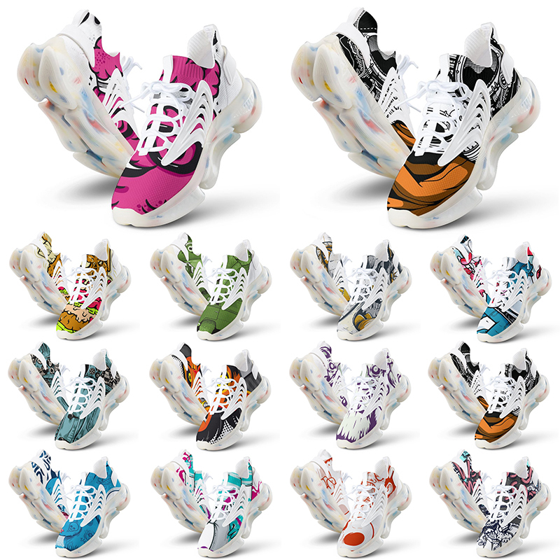 

customs shoes men women running shoes DIY multis color black white red pink green purples mens customized outdoor sports sneakers trainer jogging fashions, 19