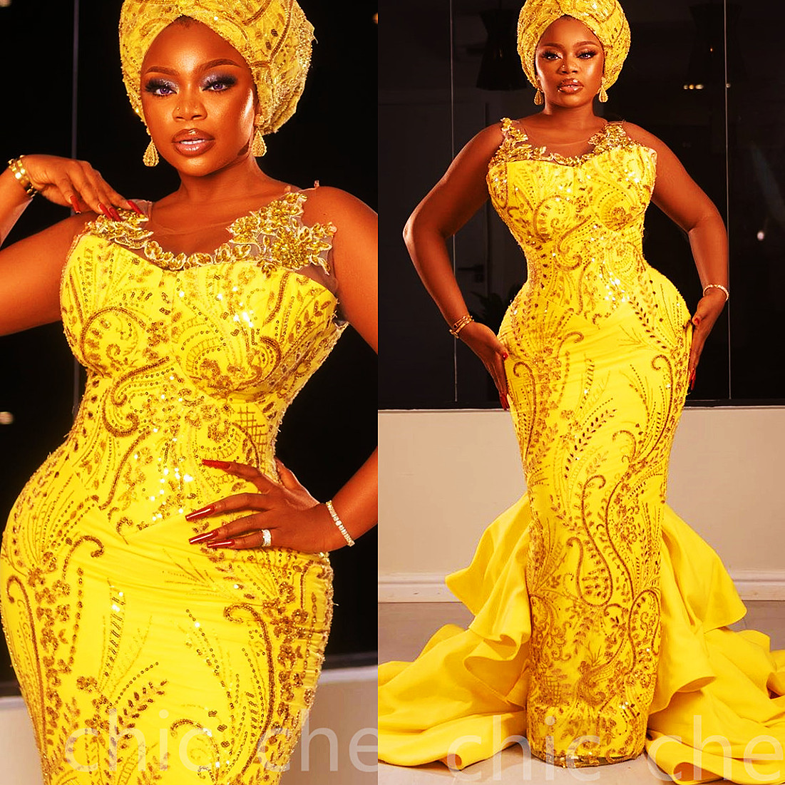 

2022 Arabic Aso Ebi Mermaid Yellow Prom Dresses Lace Beaded Crystals Evening Formal Party Second Reception Birthday Engagement Gowns Dress ZJ5743, Dark green