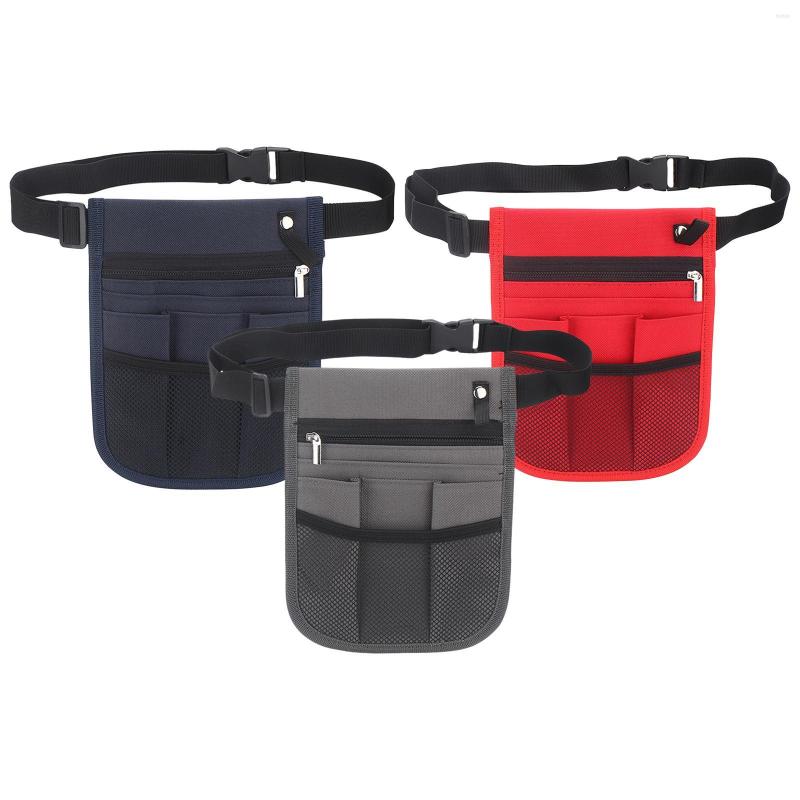 

Waist Bags Nursing Bag Multi Compartment Pockets Pouch Fanny Pack Nurses Tool Belt Organizer For Veterinarians Managers Bandage, Blue