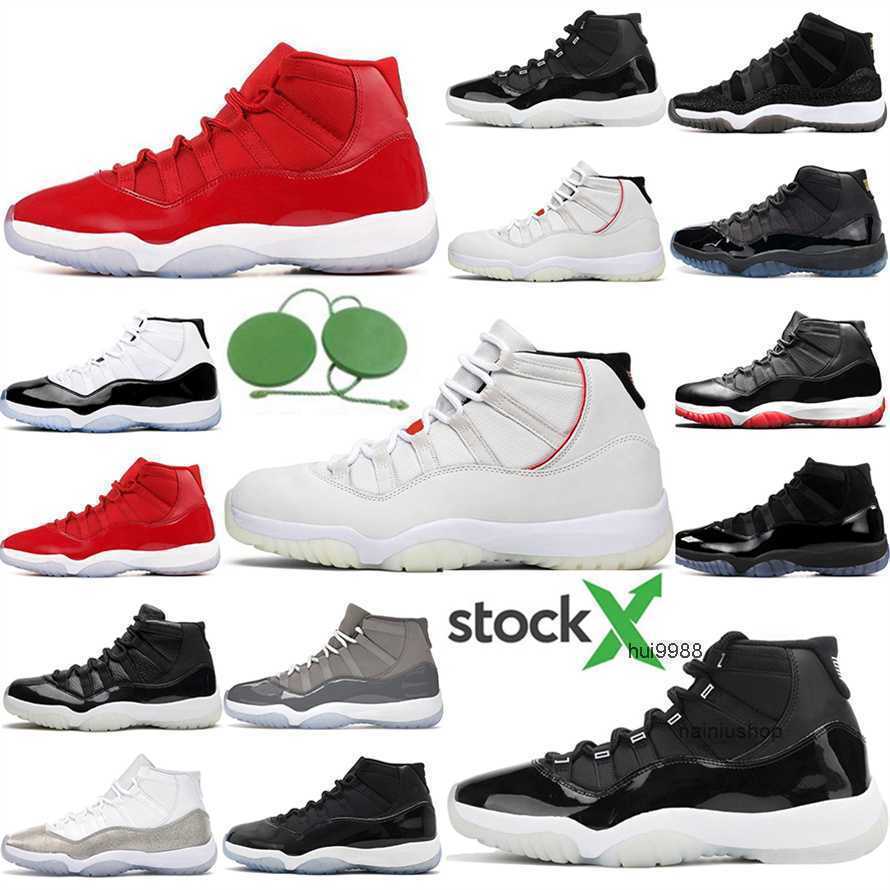 

2023 Basketball Shoes Sneaker Trainer Cool Grey Obsidian Unc Fearless First Class Flight Green Sport Designer Jumpman 11 Men Jorden 11S Eur 36-47 OG designer shoes, # 10