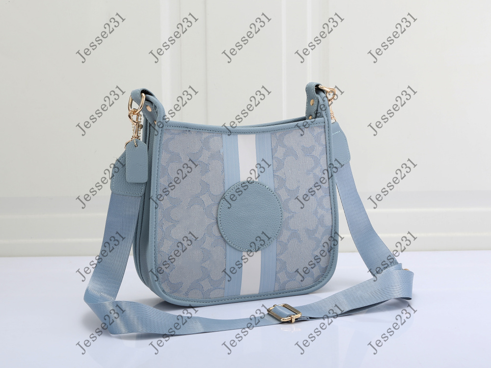 

Designer Bag Women Leather Shoulder Bags Lady Crossbody Handbags Messenger Shopping Bags Tote Cross body Wallet Purse Handbag 24cm, Sky blue