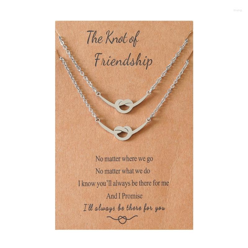 

Choker 2 Pieces Hollow Heart Necklace Friend Necklaces Silver Chain Friendship Clavicle Dainty Charm