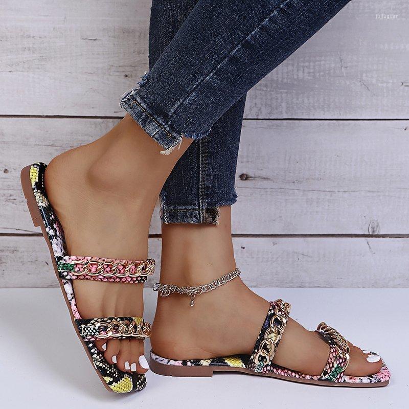 

Slippers Summer Women Sexy Slipper Flip Flops Fashion Casual Beach Outdoor Party Shoes Ladies Flat-Heel Sandals Breathable Flat Slides, Blue