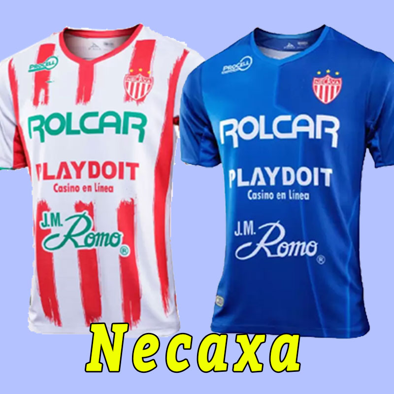 

NECAXA 22 23 soccer jerseys home away Club liga MX DOMINGUEZ AGUIRRE GONZALEZ GIMENEZ ESCOBOZA FORMILIANO ARAOS 2022 2023 FOOTBALL SHIRTS uniform