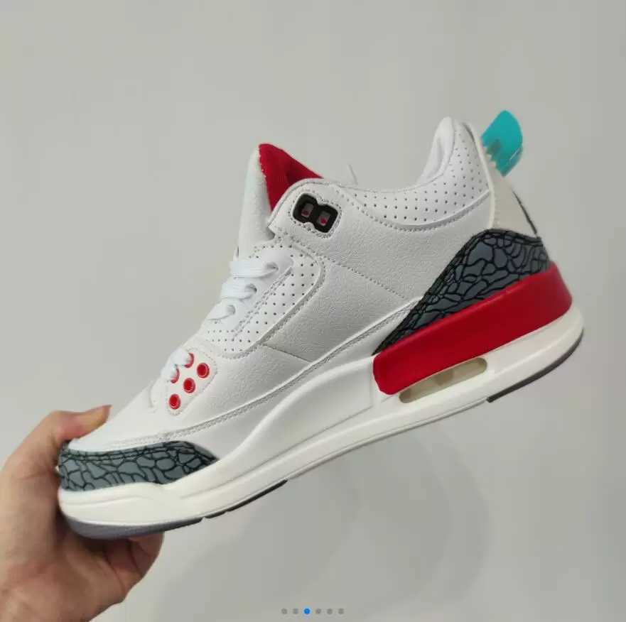 

Jumpman 3 Katrina Men Women Basketball Shoes 3s Racer Fire Red White Cement UNC JTH Katrina Laser Mens Trainers Sports Sneakers 136064-116 OVC3