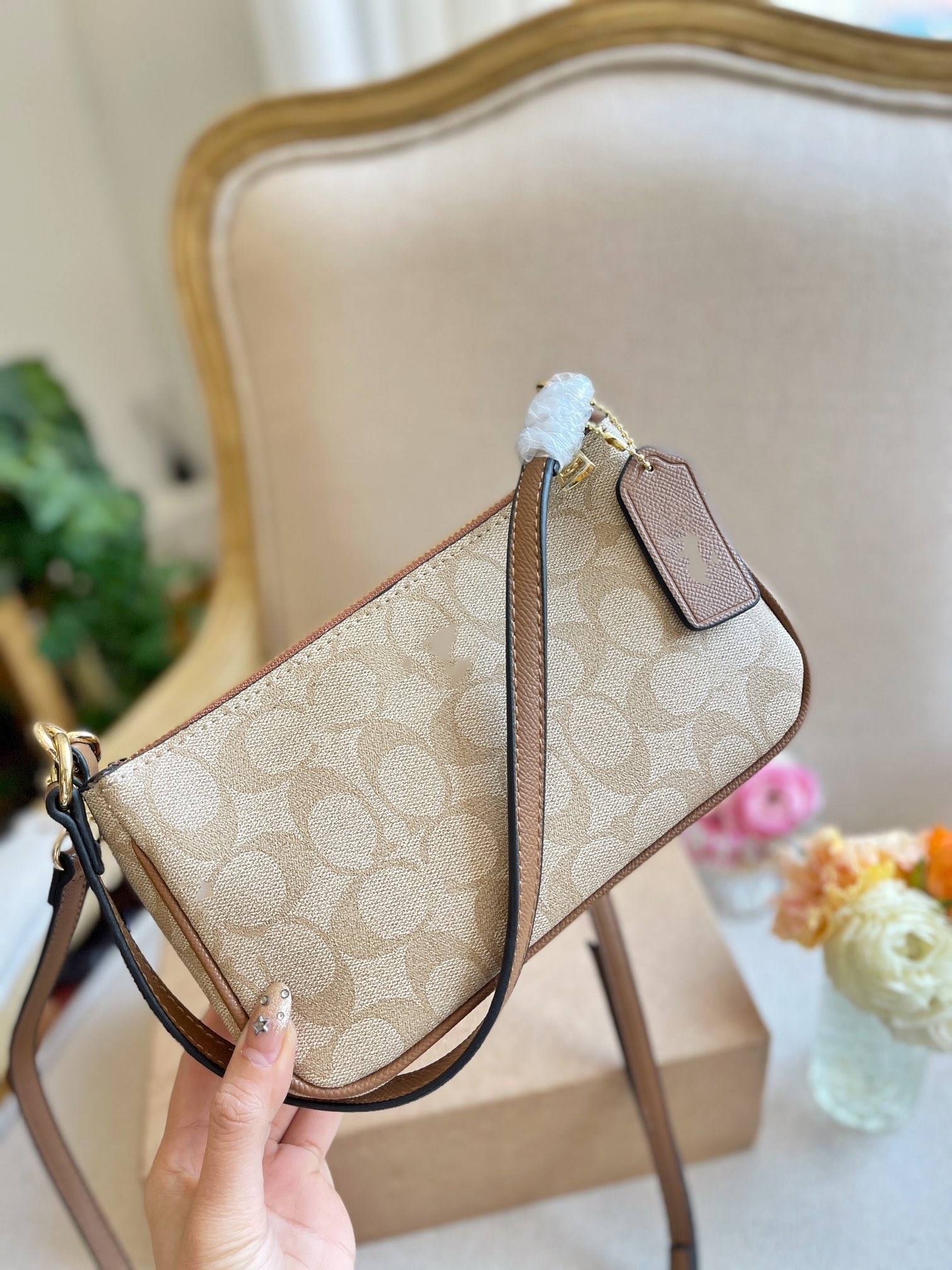 

YY Women handbag fashion Joker shoulder c Olai May underarm messenger bag women's Msenger Swinger one hand mahjong bag