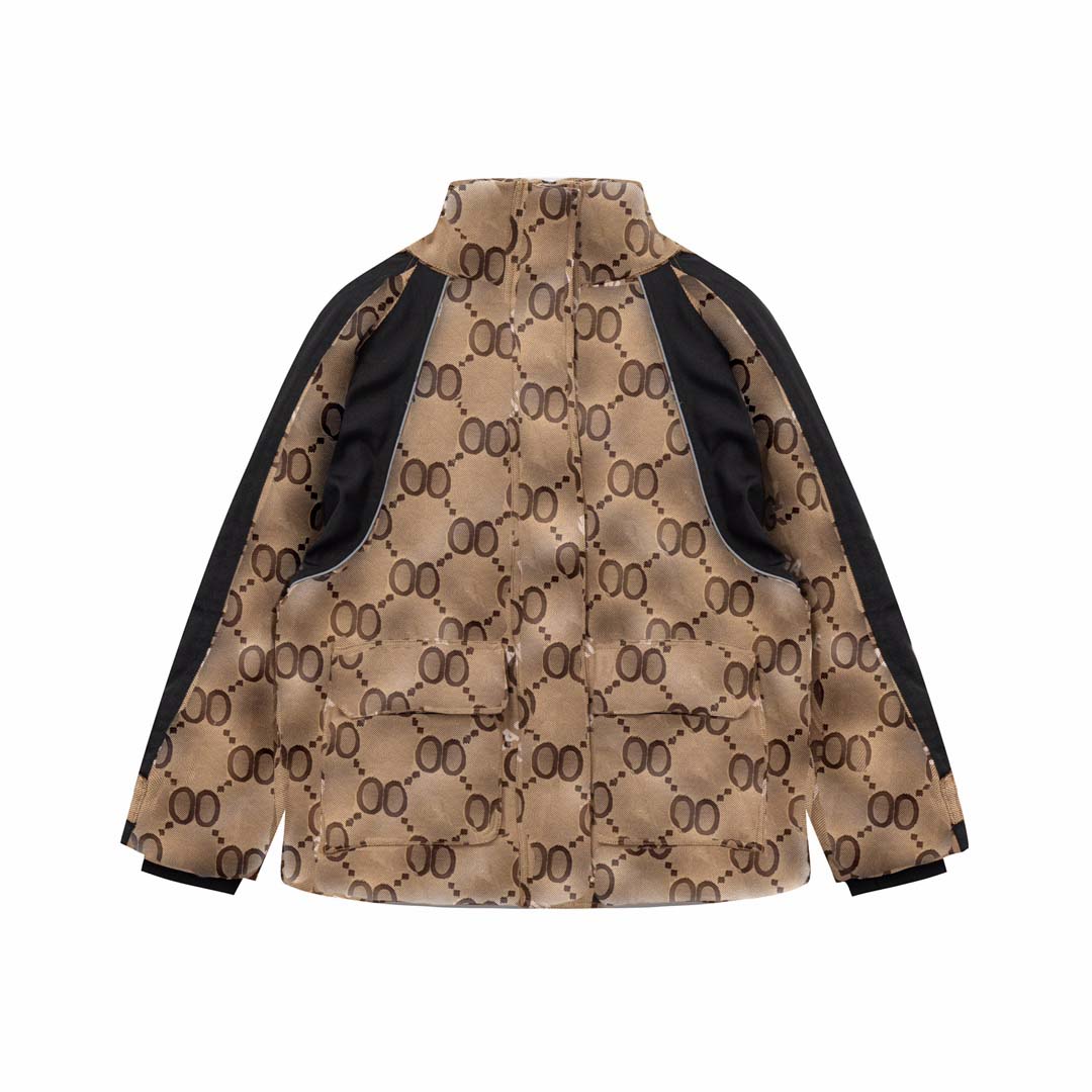 

Designers Jackets guccie for mens Coats Jacquard reflective strip guccy jacket Fashion Long Sleeves Hooded Windbreak Outerwear men parka coats