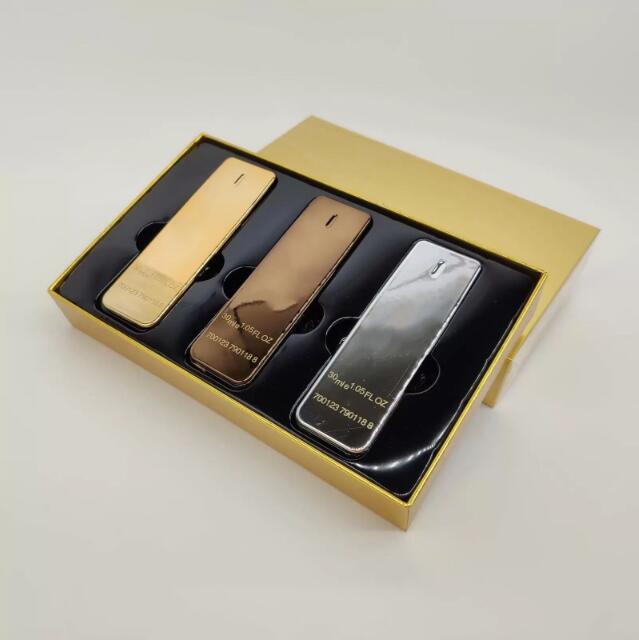 

Famous Brand million perfume set 30ml x3 for men good smell with long lasting capacity fast ship Men Spray 3 in 1 Gift box free delivery