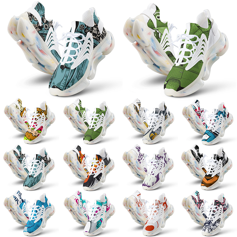 

customs shoes mens womens running shoes DIY multis colors black whites grey triple red purple orange men customized sports sneaker trainer, 21