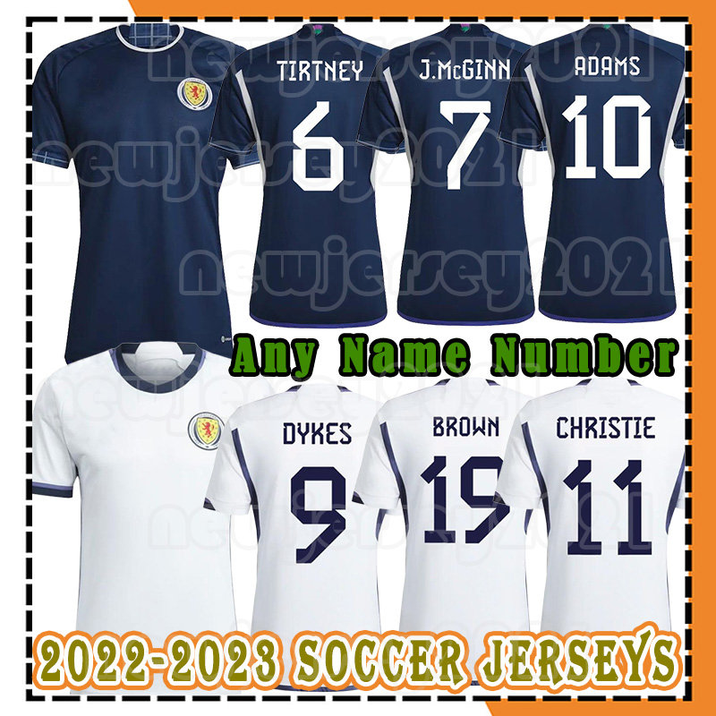 

Scotland Soccer Jerseys National Team John McGinn Scott McTominay Andy Robertson SHANKLAND FRASER ADAMS HANLEY DYKES J. MCGINN FORREST Football Shirt Uniforms, Men jersey+patch(su ge lan)