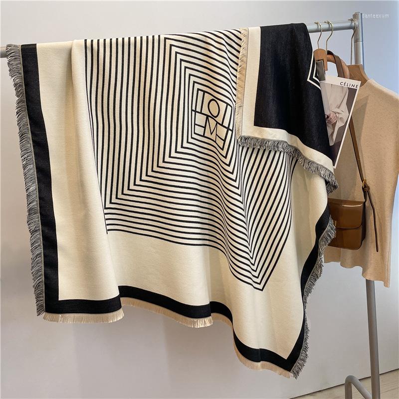 

Scarves Geometric Print Multifunctional Warmth Scacrves Blanket Shawl Coat Scarf Wraps