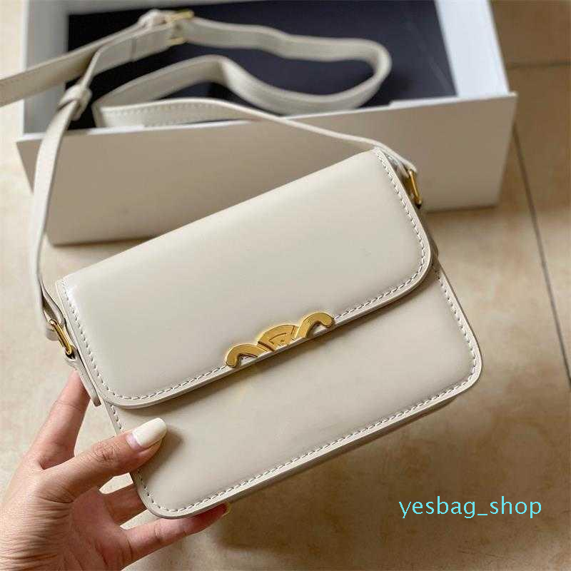 

Triomphe Smooth Cowhide Bag Women Teen Cuir Handbag Golden Chain Shopping Bags Lady Wallet 199233 22cm 07, Color 2