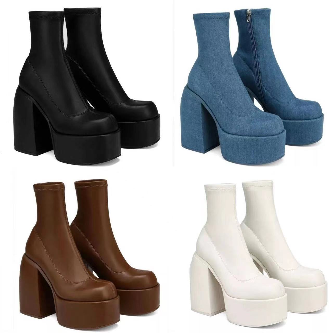 

Designer Boots Naked Wolfe Boot OD06 Tall High Spice Black Stretch Scar Secret Black Jailbreaker Jennies Sassy Women Leather Slip On Footwear