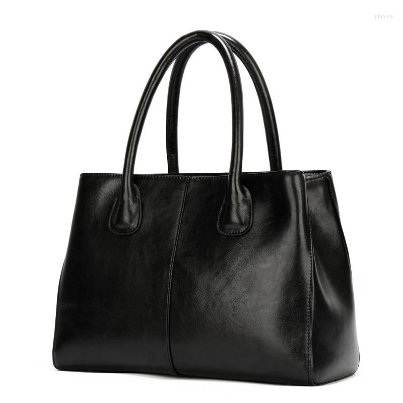 

Evening Bags Women Real Leather Shoulder Bag Fashion Business Satchel All Match Casual Tote Crossbody Black Elegant Messenger