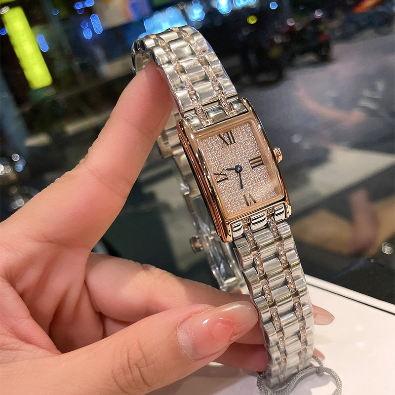 

Watches Women Watch 33MM Quartz Movement Fashion Wristwatches Woman Designer Wristwatch Montre de luxe Stainless Steel Strap, Color1
