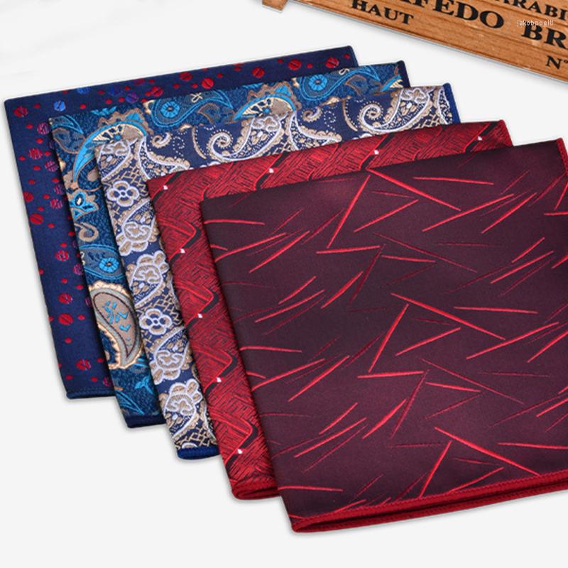

Bow Ties Business Suit Dress Pocket Square Handkerchief For Men Floral Jacquard Woven Wedding Party Hankies Male Gift