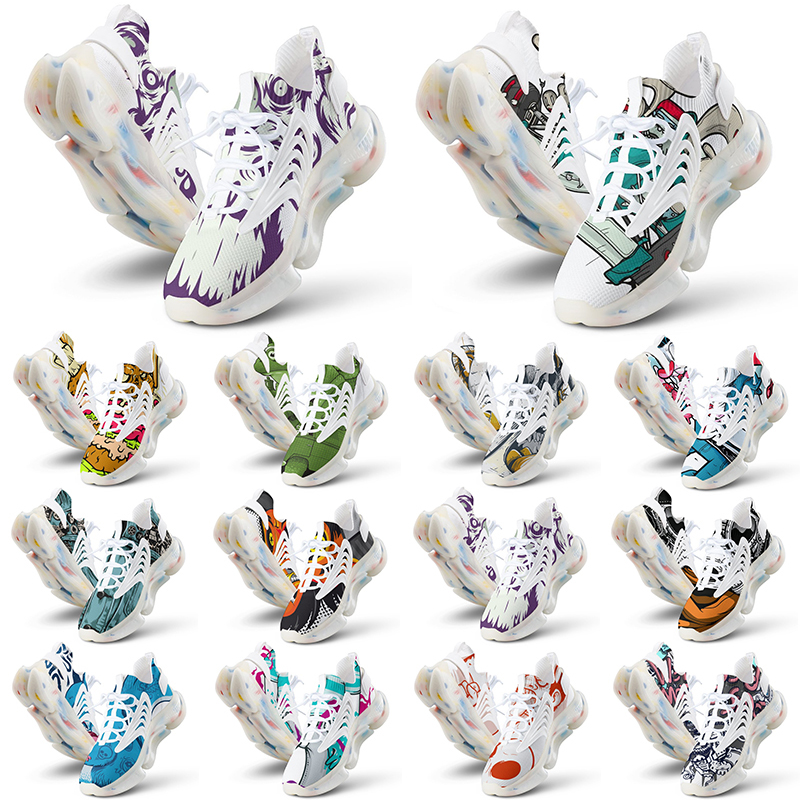 

customs shoes mens womens running shoes DIY multis color black whites grey triple red purple blue men customized sports sneakers trainers, 17